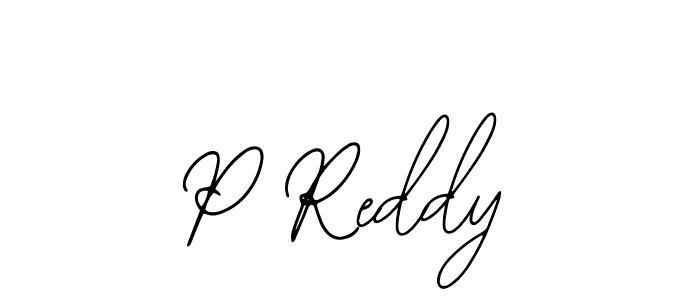 How to make P Reddy signature? Bearetta-2O07w is a professional autograph style. Create handwritten signature for P Reddy name. P Reddy signature style 12 images and pictures png
