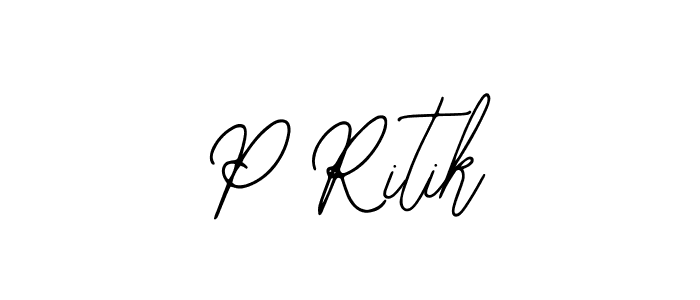 P Ritik stylish signature style. Best Handwritten Sign (Bearetta-2O07w) for my name. Handwritten Signature Collection Ideas for my name P Ritik. P Ritik signature style 12 images and pictures png