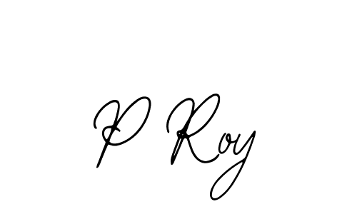 Create a beautiful signature design for name P Roy. With this signature (Bearetta-2O07w) fonts, you can make a handwritten signature for free. P Roy signature style 12 images and pictures png