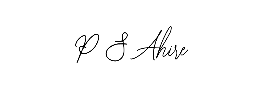 You can use this online signature creator to create a handwritten signature for the name P S Ahire. This is the best online autograph maker. P S Ahire signature style 12 images and pictures png