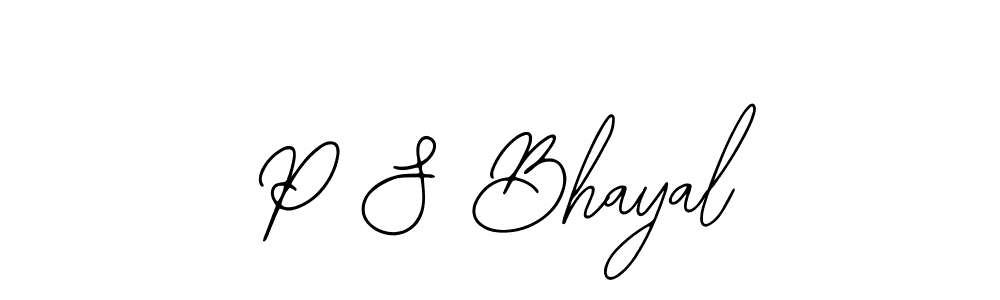 if you are searching for the best signature style for your name P S Bhayal. so please give up your signature search. here we have designed multiple signature styles  using Bearetta-2O07w. P S Bhayal signature style 12 images and pictures png