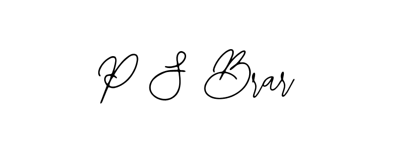 How to make P S Brar signature? Bearetta-2O07w is a professional autograph style. Create handwritten signature for P S Brar name. P S Brar signature style 12 images and pictures png