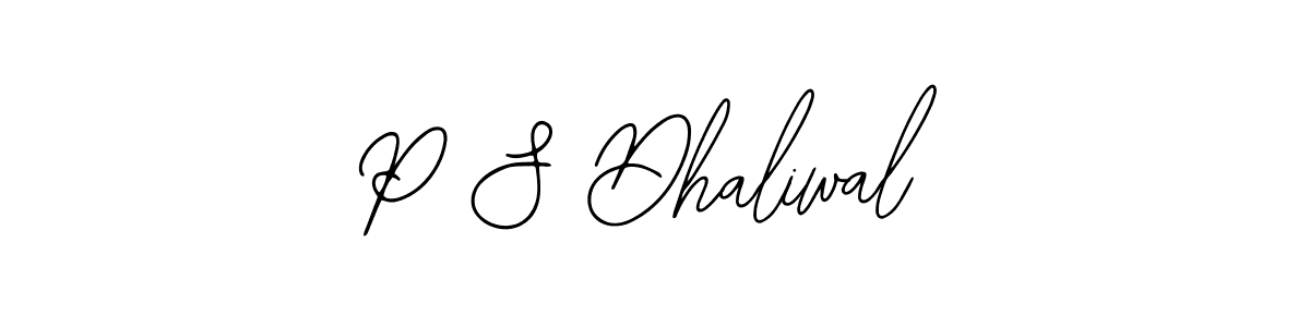 Similarly Bearetta-2O07w is the best handwritten signature design. Signature creator online .You can use it as an online autograph creator for name P S Dhaliwal. P S Dhaliwal signature style 12 images and pictures png