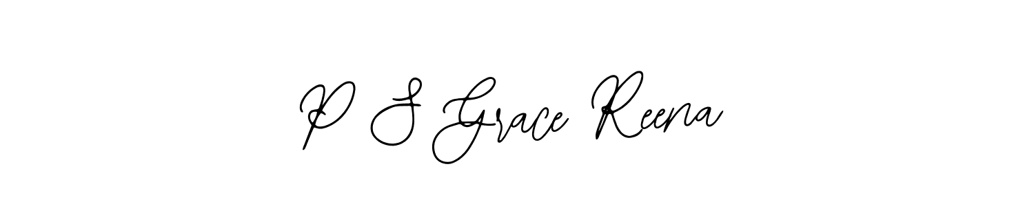 Make a beautiful signature design for name P S Grace Reena. Use this online signature maker to create a handwritten signature for free. P S Grace Reena signature style 12 images and pictures png