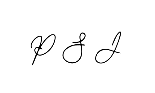 Similarly Bearetta-2O07w is the best handwritten signature design. Signature creator online .You can use it as an online autograph creator for name P S J. P S J signature style 12 images and pictures png