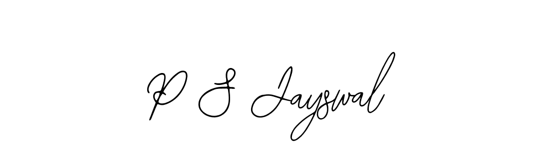 Similarly Bearetta-2O07w is the best handwritten signature design. Signature creator online .You can use it as an online autograph creator for name P S Jayswal. P S Jayswal signature style 12 images and pictures png
