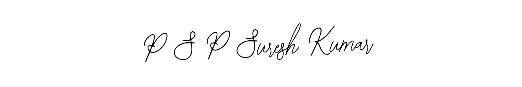 Also we have P S P Suresh Kumar name is the best signature style. Create professional handwritten signature collection using Bearetta-2O07w autograph style. P S P Suresh Kumar signature style 12 images and pictures png