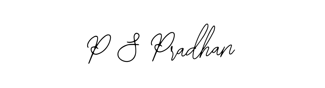 if you are searching for the best signature style for your name P S Pradhan. so please give up your signature search. here we have designed multiple signature styles  using Bearetta-2O07w. P S Pradhan signature style 12 images and pictures png
