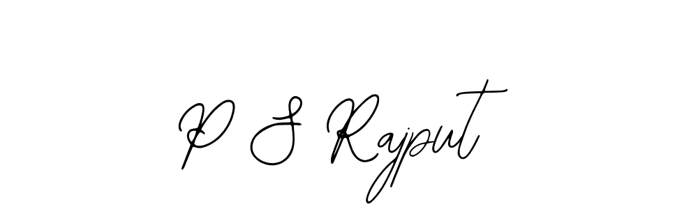 Similarly Bearetta-2O07w is the best handwritten signature design. Signature creator online .You can use it as an online autograph creator for name P S Rajput. P S Rajput signature style 12 images and pictures png