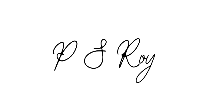 You should practise on your own different ways (Bearetta-2O07w) to write your name (P S Roy) in signature. don't let someone else do it for you. P S Roy signature style 12 images and pictures png