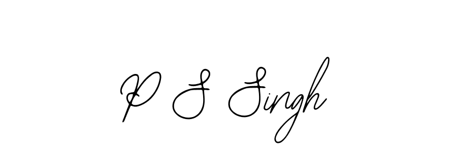 Also we have P S Singh name is the best signature style. Create professional handwritten signature collection using Bearetta-2O07w autograph style. P S Singh signature style 12 images and pictures png