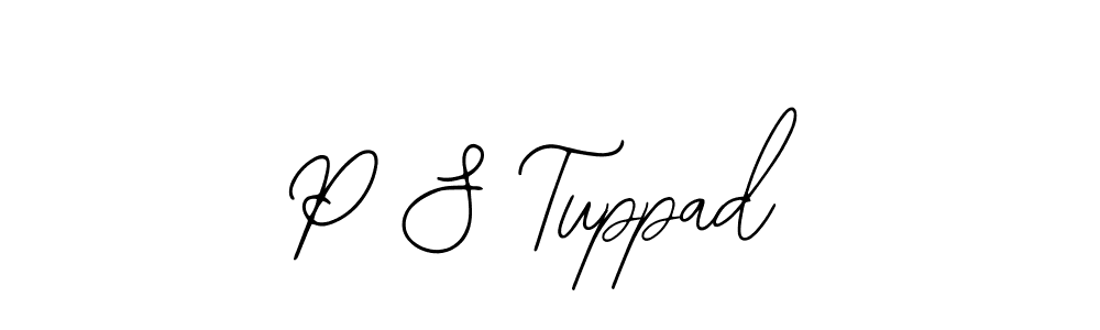 Best and Professional Signature Style for P S Tuppad. Bearetta-2O07w Best Signature Style Collection. P S Tuppad signature style 12 images and pictures png