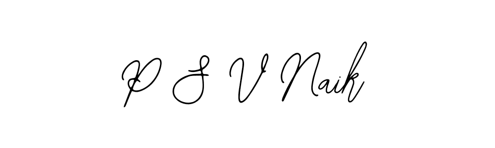 P S V Naik stylish signature style. Best Handwritten Sign (Bearetta-2O07w) for my name. Handwritten Signature Collection Ideas for my name P S V Naik. P S V Naik signature style 12 images and pictures png