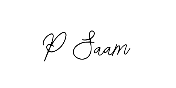 Also You can easily find your signature by using the search form. We will create P Saam name handwritten signature images for you free of cost using Bearetta-2O07w sign style. P Saam signature style 12 images and pictures png