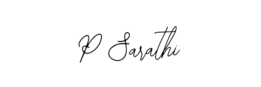 It looks lik you need a new signature style for name P Sarathi. Design unique handwritten (Bearetta-2O07w) signature with our free signature maker in just a few clicks. P Sarathi signature style 12 images and pictures png