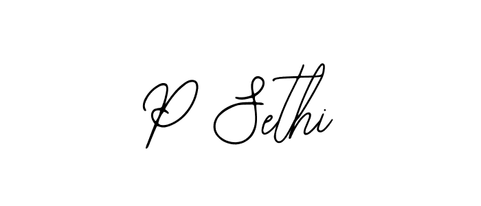 Also You can easily find your signature by using the search form. We will create P Sethi name handwritten signature images for you free of cost using Bearetta-2O07w sign style. P Sethi signature style 12 images and pictures png