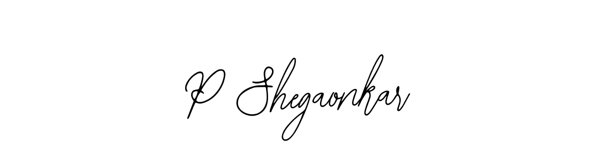 Make a beautiful signature design for name P Shegaonkar. Use this online signature maker to create a handwritten signature for free. P Shegaonkar signature style 12 images and pictures png