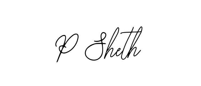 Also You can easily find your signature by using the search form. We will create P Sheth name handwritten signature images for you free of cost using Bearetta-2O07w sign style. P Sheth signature style 12 images and pictures png