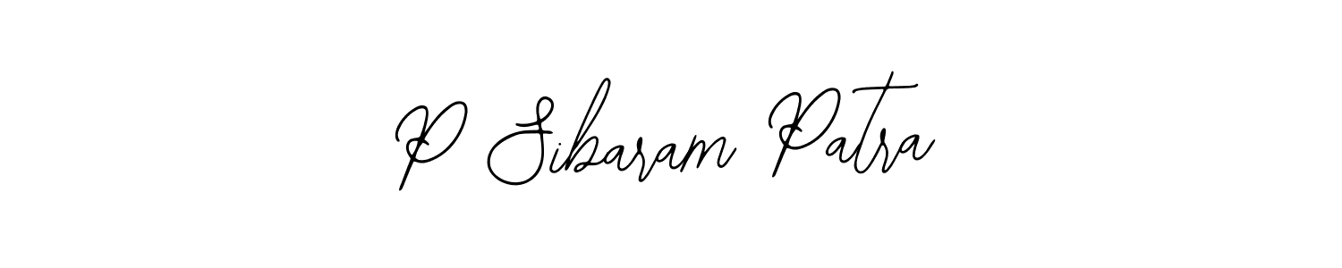 P Sibaram Patra stylish signature style. Best Handwritten Sign (Bearetta-2O07w) for my name. Handwritten Signature Collection Ideas for my name P Sibaram Patra. P Sibaram Patra signature style 12 images and pictures png