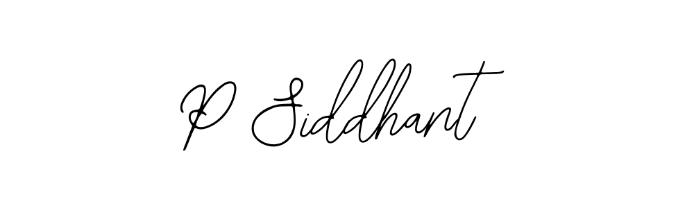 if you are searching for the best signature style for your name P Siddhant. so please give up your signature search. here we have designed multiple signature styles  using Bearetta-2O07w. P Siddhant signature style 12 images and pictures png