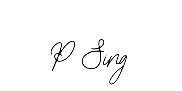 Also we have P Sing name is the best signature style. Create professional handwritten signature collection using Bearetta-2O07w autograph style. P Sing signature style 12 images and pictures png