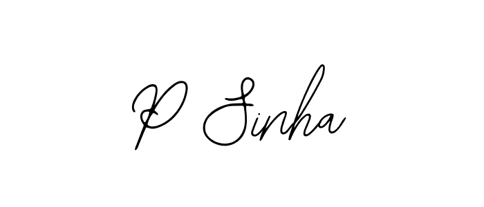 Make a beautiful signature design for name P Sinha. Use this online signature maker to create a handwritten signature for free. P Sinha signature style 12 images and pictures png