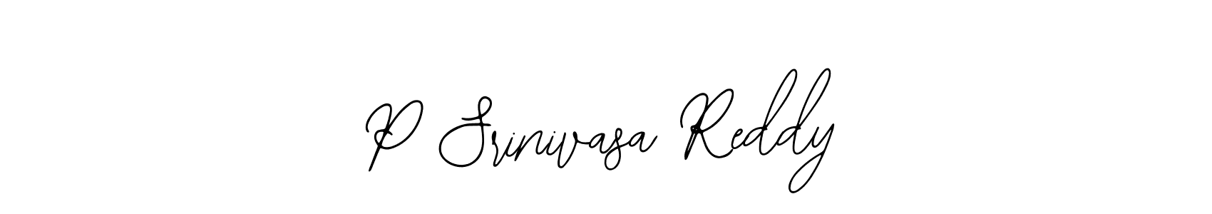 The best way (Bearetta-2O07w) to make a short signature is to pick only two or three words in your name. The name P Srinivasa Reddy include a total of six letters. For converting this name. P Srinivasa Reddy signature style 12 images and pictures png