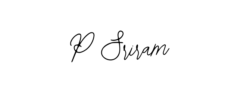How to Draw P Sriram signature style? Bearetta-2O07w is a latest design signature styles for name P Sriram. P Sriram signature style 12 images and pictures png