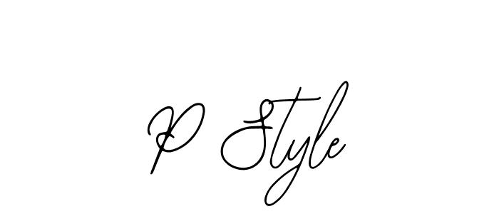 Create a beautiful signature design for name P Style. With this signature (Bearetta-2O07w) fonts, you can make a handwritten signature for free. P Style signature style 12 images and pictures png