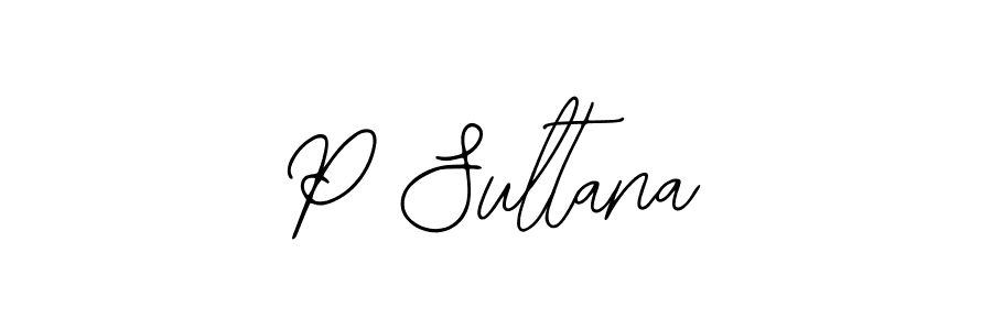 It looks lik you need a new signature style for name P Sultana. Design unique handwritten (Bearetta-2O07w) signature with our free signature maker in just a few clicks. P Sultana signature style 12 images and pictures png