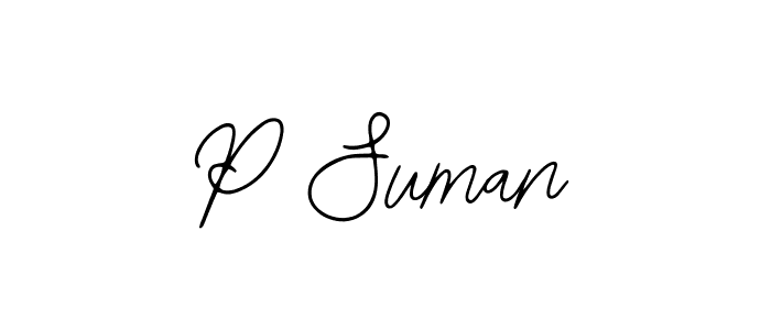 Once you've used our free online signature maker to create your best signature Bearetta-2O07w style, it's time to enjoy all of the benefits that P Suman name signing documents. P Suman signature style 12 images and pictures png