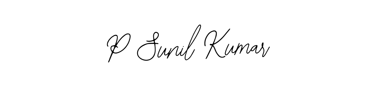 You can use this online signature creator to create a handwritten signature for the name P Sunil Kumar. This is the best online autograph maker. P Sunil Kumar signature style 12 images and pictures png