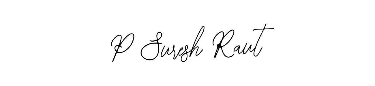 Also You can easily find your signature by using the search form. We will create P Suresh Raut name handwritten signature images for you free of cost using Bearetta-2O07w sign style. P Suresh Raut signature style 12 images and pictures png