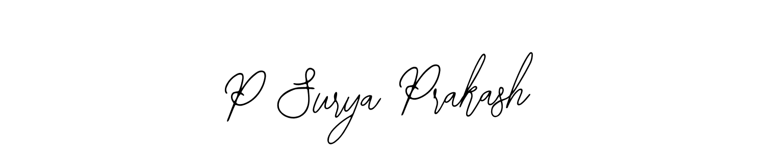 Once you've used our free online signature maker to create your best signature Bearetta-2O07w style, it's time to enjoy all of the benefits that P Surya Prakash name signing documents. P Surya Prakash signature style 12 images and pictures png