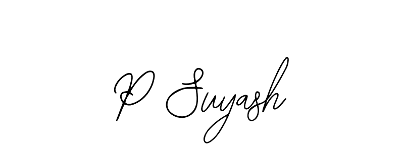 This is the best signature style for the P Suyash name. Also you like these signature font (Bearetta-2O07w). Mix name signature. P Suyash signature style 12 images and pictures png