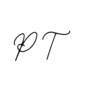 How to make P T name signature. Use Bearetta-2O07w style for creating short signs online. This is the latest handwritten sign. P T signature style 12 images and pictures png