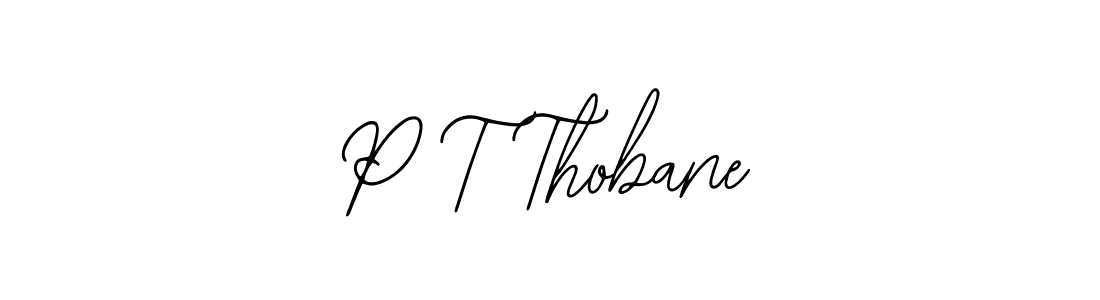 Make a beautiful signature design for name P T Thobane. With this signature (Bearetta-2O07w) style, you can create a handwritten signature for free. P T Thobane signature style 12 images and pictures png