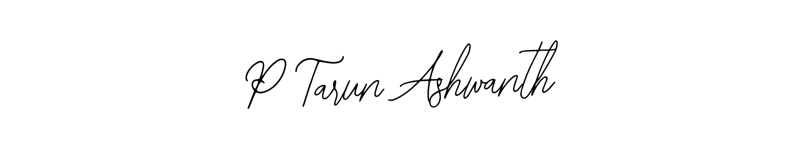 Also we have P Tarun Ashwanth name is the best signature style. Create professional handwritten signature collection using Bearetta-2O07w autograph style. P Tarun Ashwanth signature style 12 images and pictures png