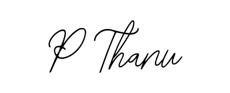A dynamic signature style for P Thanu using Bearetta-2O07w script. Designed to look authentic, handwritten, and professional. P Thanu signature style 12 images and pictures png