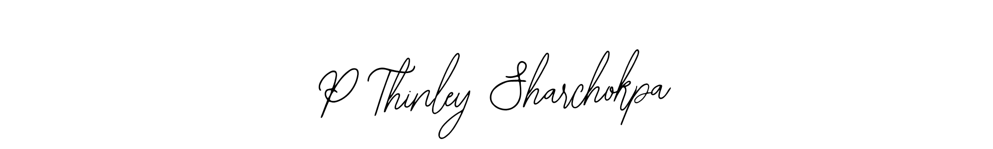 Also You can easily find your signature by using the search form. We will create P Thinley Sharchokpa name handwritten signature images for you free of cost using Bearetta-2O07w sign style. P Thinley Sharchokpa signature style 12 images and pictures png