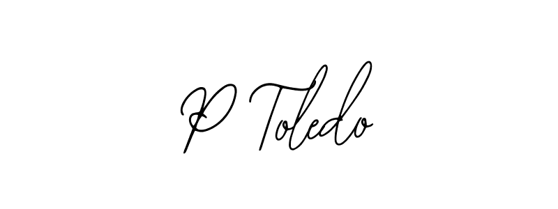 Create a beautiful signature design for name P Toledo. With this signature (Bearetta-2O07w) fonts, you can make a handwritten signature for free. P Toledo signature style 12 images and pictures png