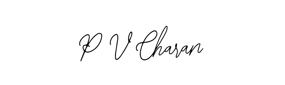 Also You can easily find your signature by using the search form. We will create P V Charan name handwritten signature images for you free of cost using Bearetta-2O07w sign style. P V Charan signature style 12 images and pictures png