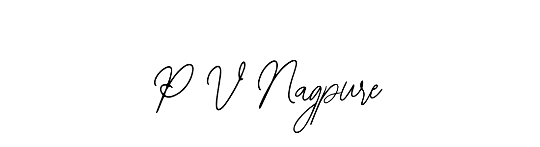 Best and Professional Signature Style for P V Nagpure. Bearetta-2O07w Best Signature Style Collection. P V Nagpure signature style 12 images and pictures png