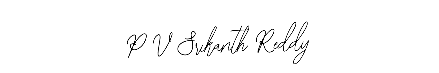 This is the best signature style for the P V Srikanth Reddy name. Also you like these signature font (Bearetta-2O07w). Mix name signature. P V Srikanth Reddy signature style 12 images and pictures png