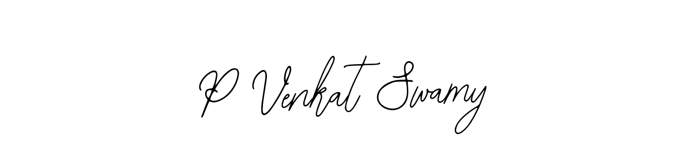 Similarly Bearetta-2O07w is the best handwritten signature design. Signature creator online .You can use it as an online autograph creator for name P Venkat Swamy. P Venkat Swamy signature style 12 images and pictures png