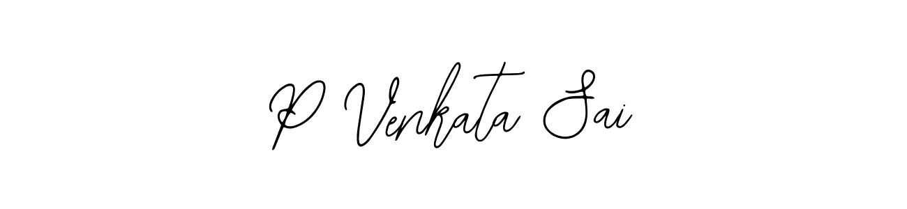 Make a beautiful signature design for name P Venkata Sai. With this signature (Bearetta-2O07w) style, you can create a handwritten signature for free. P Venkata Sai signature style 12 images and pictures png