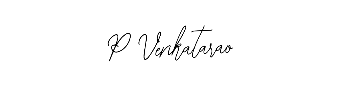 Design your own signature with our free online signature maker. With this signature software, you can create a handwritten (Bearetta-2O07w) signature for name P Venkatarao. P Venkatarao signature style 12 images and pictures png