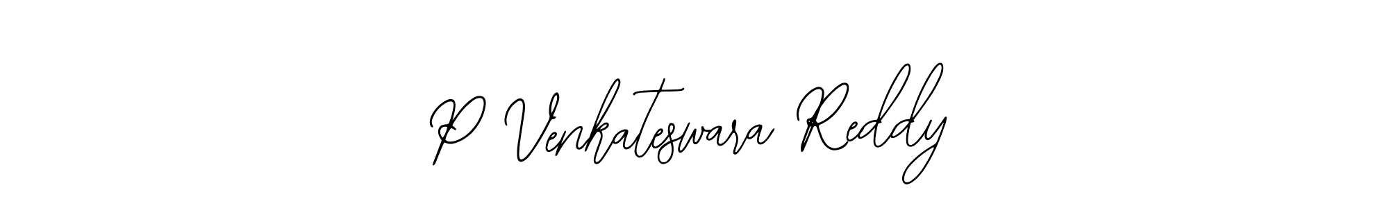 How to make P Venkateswara Reddy name signature. Use Bearetta-2O07w style for creating short signs online. This is the latest handwritten sign. P Venkateswara Reddy signature style 12 images and pictures png