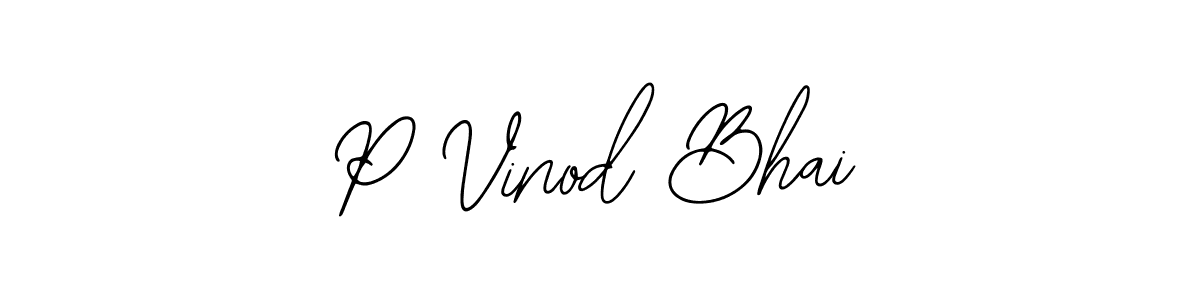 Make a beautiful signature design for name P Vinod Bhai. Use this online signature maker to create a handwritten signature for free. P Vinod Bhai signature style 12 images and pictures png