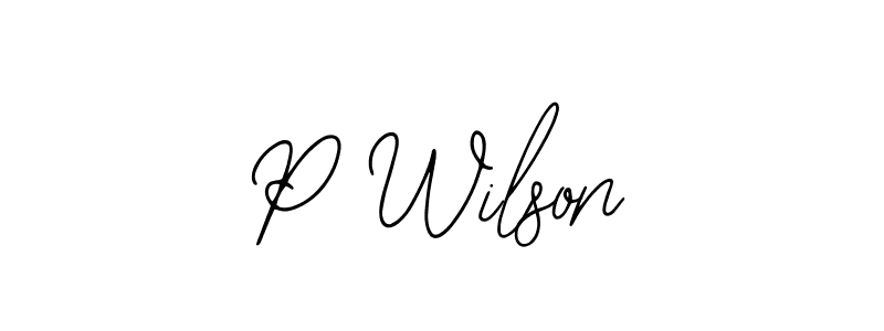 How to Draw P Wilson signature style? Bearetta-2O07w is a latest design signature styles for name P Wilson. P Wilson signature style 12 images and pictures png